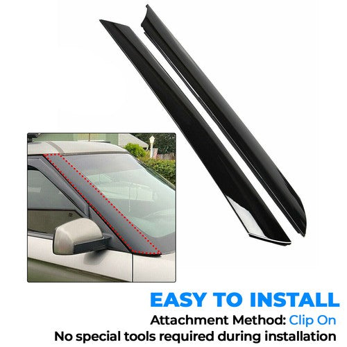 Windshield Pillar Trim Exterior Molding Garnish Right Left for Kia Soul 2010-2013