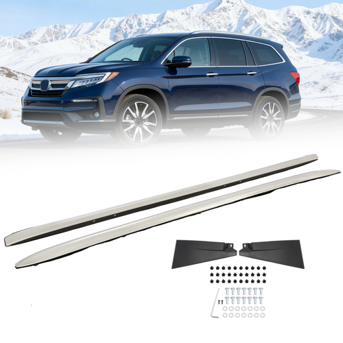 DURAFORCE Pair Top Roof Rack Side Rails Luggage Cargo Carrier for 2016 2022 Honda Pilot