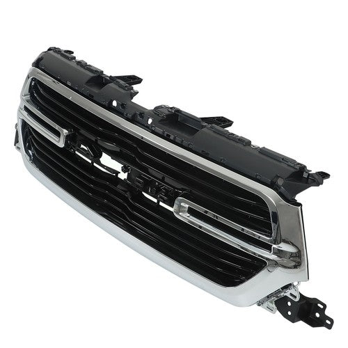 DURAFORCE W/Chrome Grille Front Grill Glossy Black New For Dodge Ram 1500 2019 2020-2022