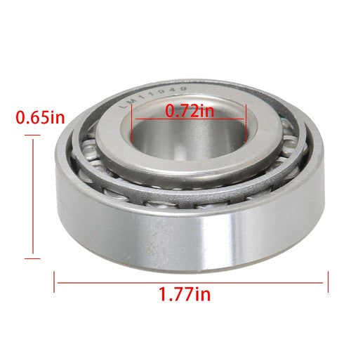 DURAFORCE For Club Car 1982-2002 DS Golf Cart Gas&Elec 2 Set Front Wheel Bearings+Seal Kit