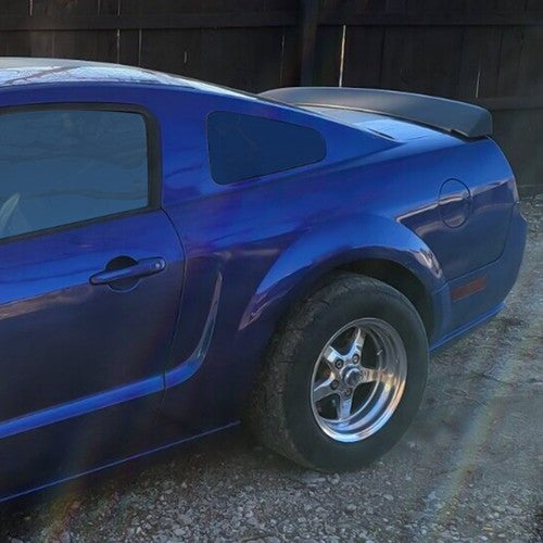 Ducktail Style Rear Trunk Spoiler Wing Black For 2005 2009 Ford Mustang GT500