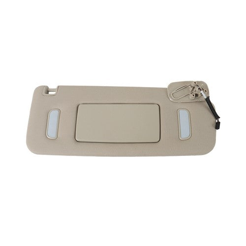 DURAFORCE Gray Passenger SunVisor WIth Lighted For Silverado Sierra Tahoe Yukon 2007-2014