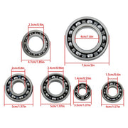 DURAFORCE 808867 new Complete Gasket set+bearings For Honda TRX 350TE Rancher 2000-2006