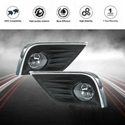 DURAFORCE Fog Lamps Assembly Passenger+Driver For 16-18 Nissan Altima 622569HS0B Front