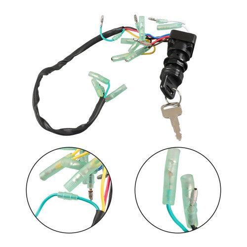 DURAFORCE Ignition Key Switch Set 703-82510-43-00 For Yamaha Outboard Motor Control Box US
