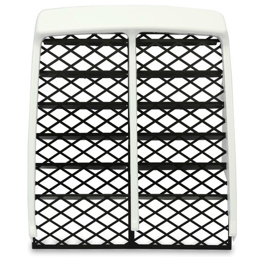 White Radiator Cover Plus Grill for 1987-2006 Yamaha Banshee 350 YFZ350 Front Panel