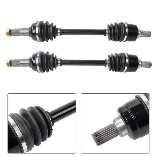 DURAFORCE 2Pcs Rear CV Axles Drive Shaft For Yamaha Grizzly 550 700 3B4-2518E-10-00