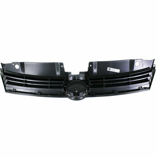 DURAFORCE For 2011-2014 VW Volkswagen Jetta Front Bumper Gray Grille W/Chrome Trim
