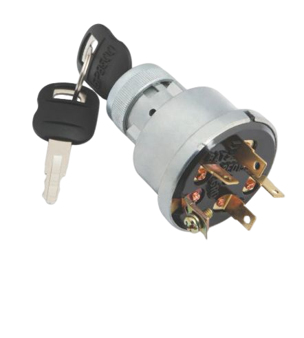 DURAFORCE Start Ignition Switch W/ 2 Keys Fits Caterpillar 446B TH103 TH62 TH82 TH63 TH83