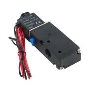 DURAFORCE 1/4" 3 Way 2 Position Directional Control Electric Solenoid Air Valve 12V DC HOT