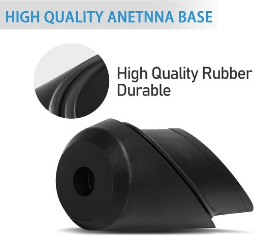 DURAFORCE 86392 0C030 Antenna Bezel Base Mount Ornament Black 14 2020 for Toyota Tundra