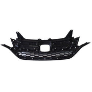 DURAFORCE Front Grille Upper Trim & Lower Grille For Honda CRV 2015-2016 Black Plastic