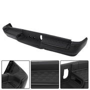 DURAFORCE Rear Bumper Without Air Vent&Radar Hole Black Metal Suit For Ram 1500 2019-2023