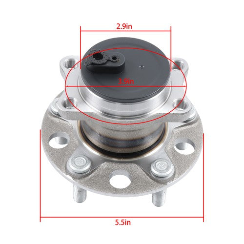 DURAFORCE Rear Right Wheel Hub Bearing Assembly For Jeep Patriot 2007-2017 512332 New