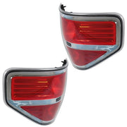DURAFORCE FO2818148 Left+Right Tail Lights Brake Lamps For Ford F150 F-150 Series 09-14