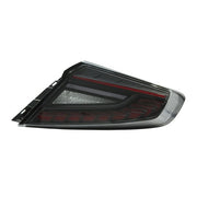 DURAFORCE Rear LED Dynamic Tail Lights Clear Lens Red Bar for 2022-2025 for Subaru WRX
