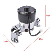 DURAFORCE Chrome High Flow Electric Water Pump for SBC Small Block Chevy 283 327 350 400