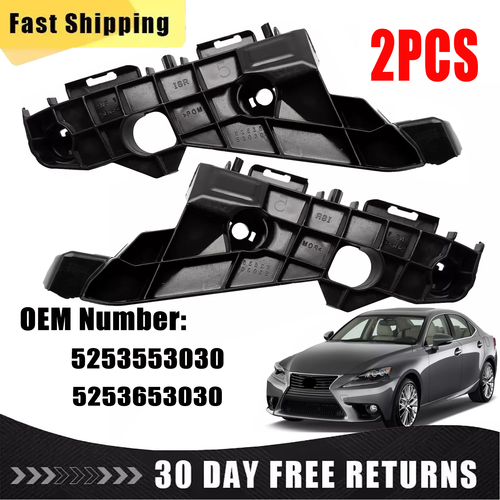 DURAFORCE Front Bumper Retainer Set FOR 2014-2015 Lexus IS250 IS350 5253553030 5253653030