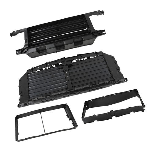 DURAFORCE Radiator Upper+Lower Grille Shutter W/O Motor For Ford 21-22 F-150 ML3Z-8475-A