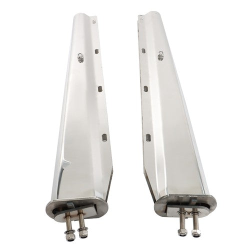 DURAFORCE For Semi Truck 30"Straight Mud Flap Hanger Stainless Steel 1 1/8 Bolt Tapered US