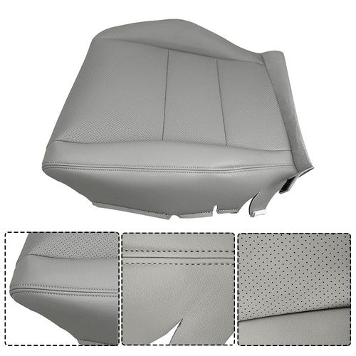 DURAFORCE New Driver Bottom Perforated Leather For 2007- 11 2012 Acura RDX Seat Cover Gray