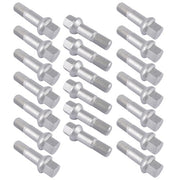 DURAFORCE A0009900907 Wheel Lug Bolts Nuts (×20) Set for Mercedes-Benz S500 S55 AMG CL600