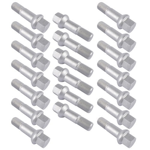DURAFORCE A0009900907 Wheel Lug Bolts Nuts (×20) Set for Mercedes-Benz S500 S55 AMG CL600