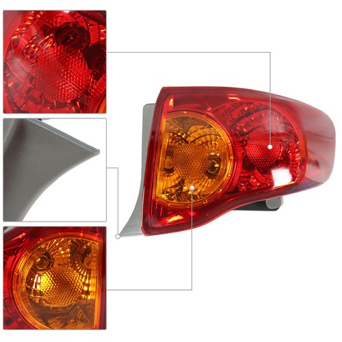 DURAFORCE Brake Lamp Tail Light For Toyota Corolla 2009-2010 Right Passenger Side Outer