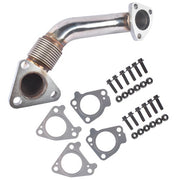 DURAFORCE Passenger Side Up Pipe w/ Gasket Bolts for Chevy Silverado GMC Sierra 2001-2004