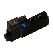 DURAFORCE 1/4" 5 Way 2 Position Namur Mount Directional Control Solenoid Air Valve 24V DC