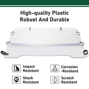 DURAFORCE Front Clear Folding Full Windshield For 2003-2013 Kawasaki Mule 3000 & 3010