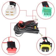 DURAFORCE For Toyota Corolla 2005-2008 Bumper Lamp Clear Fog Light Pair+Switch Wiring Kit
