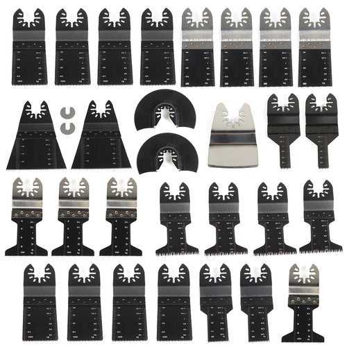 DURAFORCE 31Pcs Multitool Blades Wood Metal Drywall Oscillating Tool Saw Blades Universal