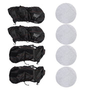 DURAFORCE Cases+Tyre 4Pcs Bags Car Cover With Handheld Tyre For Black 420D And Black 600D