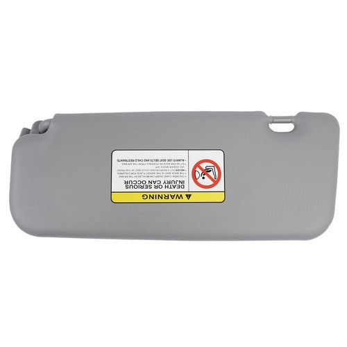 DURAFORCE Right Passenger Side Gray Sun Visor for Hyundai Accent 1E 1.6L L4 Gas 2011-2015