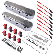 DURAFORCE Polished Valve Covers For Chevy GM LS Engines LS1 LS2 LS3 LS6 LS7 5.3 6.0 6.2L