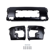 DURAFORCE Bumper Assembly Front Lower Steel Black Split Type For Nissan Titan 2004-2015