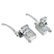 DURAFORCE 1" HANDLEBAR HYDRAULIC BRAKE & CLUTCH MASTER CYLINDER L&R CHROME