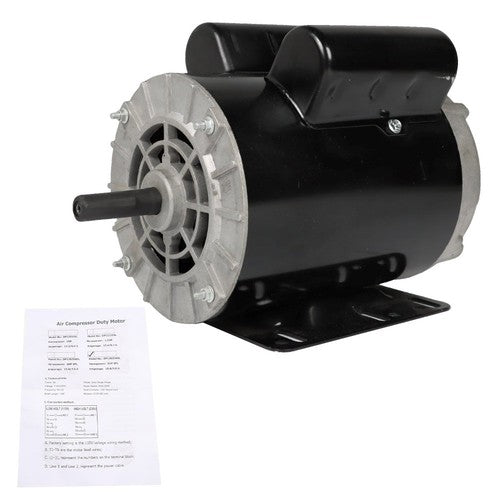 DURAFORCE 3450RPM 3HP SPL Electric Motor Compressor Duty 56 Frame 1Phase 115/230V New