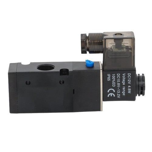 DURAFORCE NEW DC 12V 3/8" Brass Electric Solenoid Valve for Water Air waterproof N/C IP65