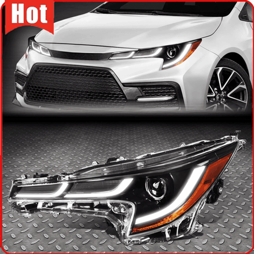 DURAFORCE 3D DRL LED Headlight Left Driver Side for 2020-2022 for Toyota Corolla SE XLE XSE