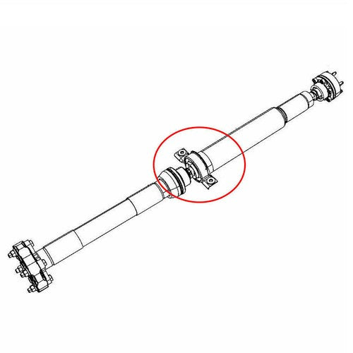 DURAFORCE For Jeep Grand Cherokee 2010-2016 3.6L V6 Rear Driveshaft Center Support Bearing