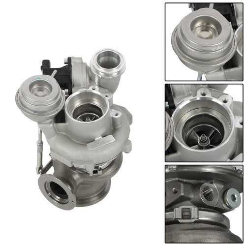 DURAFORCE 11657576985 2PCS Turbocharger for BMW 550i 650i 750i X5 X6 xDrive N63 4.4L V8