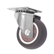 DURAFORCE 4 Piece 2 Inch Caster Wheels 360° Swivel Wheels (2 with Brake & 2 without brake)