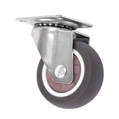 DURAFORCE 4 Piece 2 Inch Caster Wheels 360° Swivel Wheels (2 with Brake & 2 without brake)