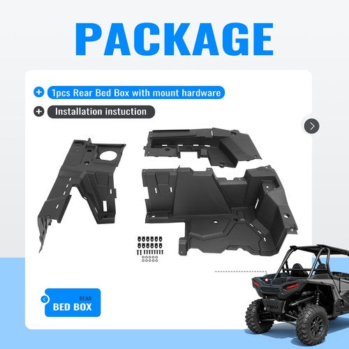Right Side Rear Bed Box for Polaris RZR XP 1000 Turbo S 2014-2023 5454270
