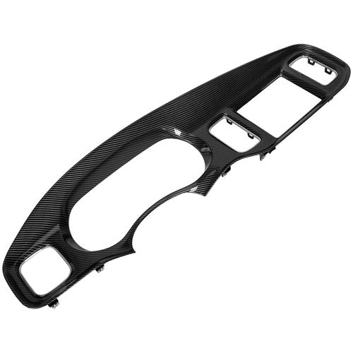 for 2011-2014 Dodge Charger Instrument Panel Radio Dash Trim Bezel Carbon Style