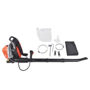 DURAFORCE Backpack Gas Powered Leaf Blower 63CC 2-Stroke 665CFM Air Volume 2700W Gasoline