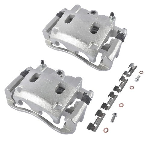 DURAFORCE 2x Front Left & Right Brake Calipers for Infiniti QX56 Nissan Titan Armada 5.6L