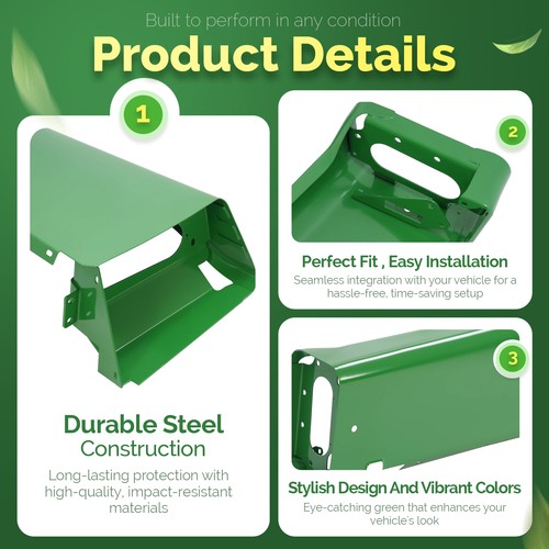 DURAFORCE #RE11220 Left Fender For John Deere 4055 4250 4255 4450 4455 4650 4755 4850 4955